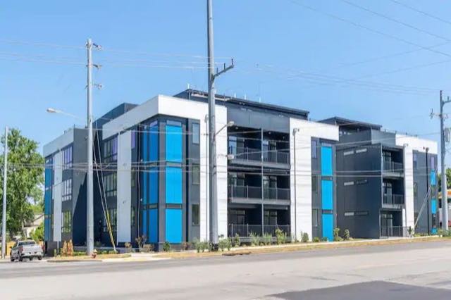 Modern exterior of The Avery in Inglewood