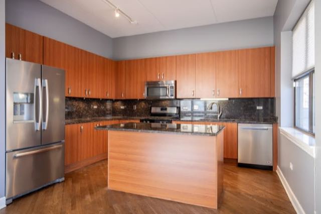 Loft kitchen at Logan View